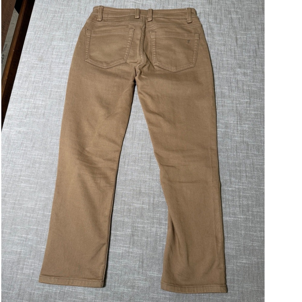 TPJ The Perfect Jean Slim Fit Khaki Tan Pants Mens 28x26 J09V10DK - Picture 10 of 10